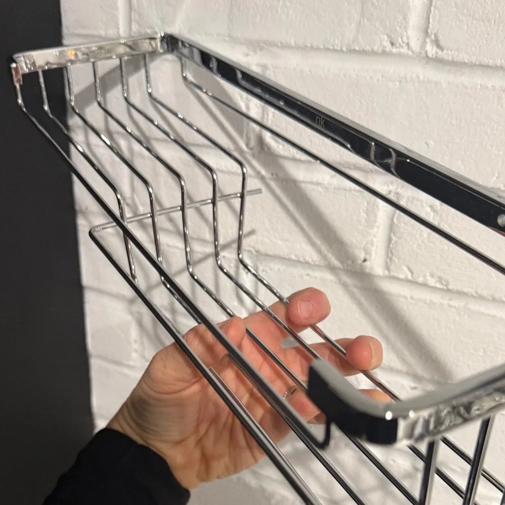 Nk porcelanosa Chrome Wall-Mounted shampoo Rack